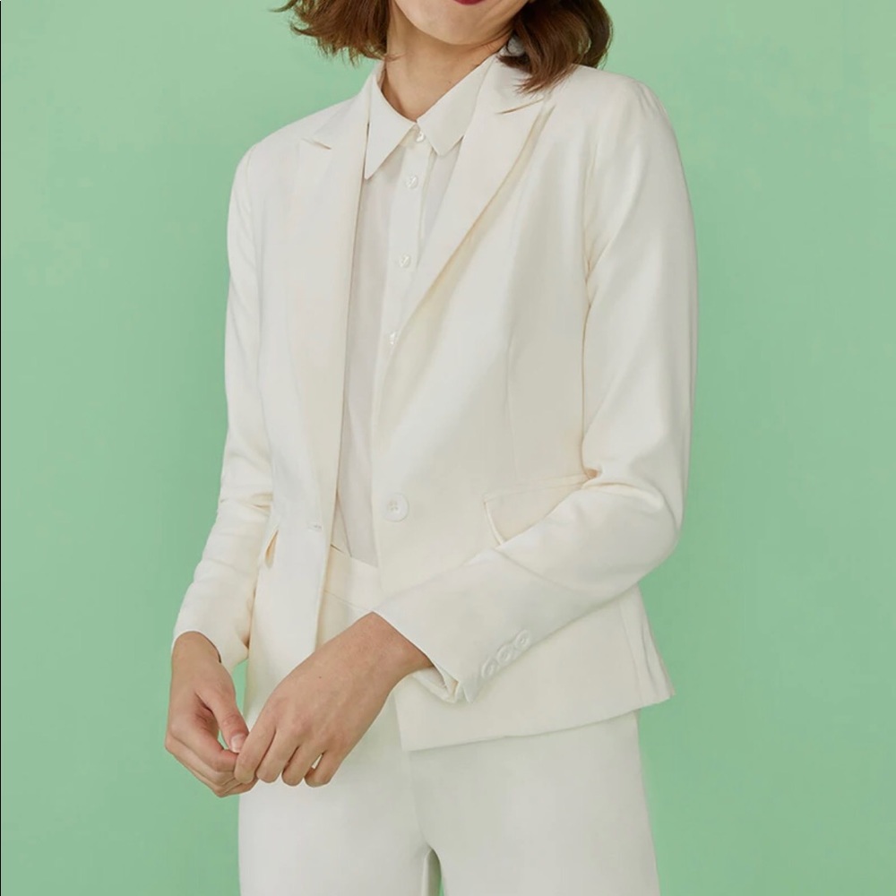 ModCloth ‘Aisle Be There’ Cream Blazer NWOT